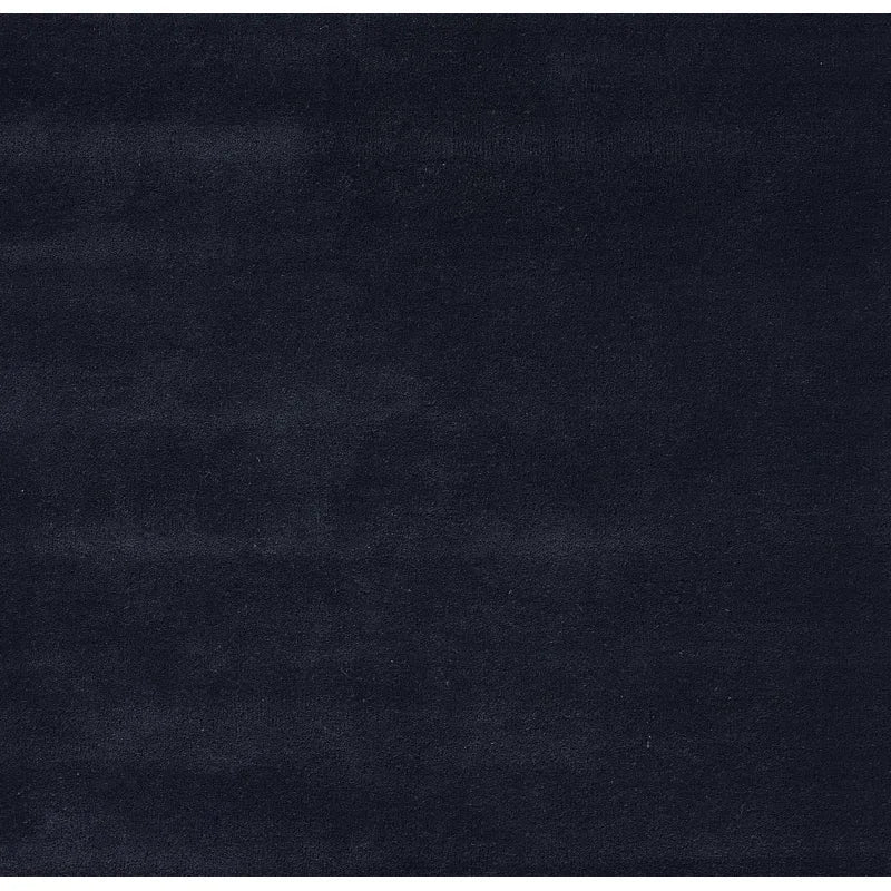 Navy Blue and Cream Hand tufted Solid Rug