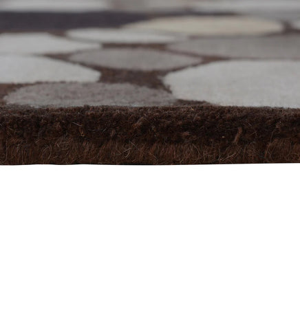 Contemporary pebble stone pattern rug for modern living rooms