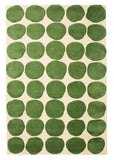Olive Pebble Wool Area Rug - Hand Tufted