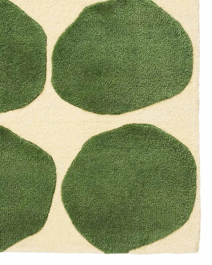 Olive_Pebble_hand_tufted rug