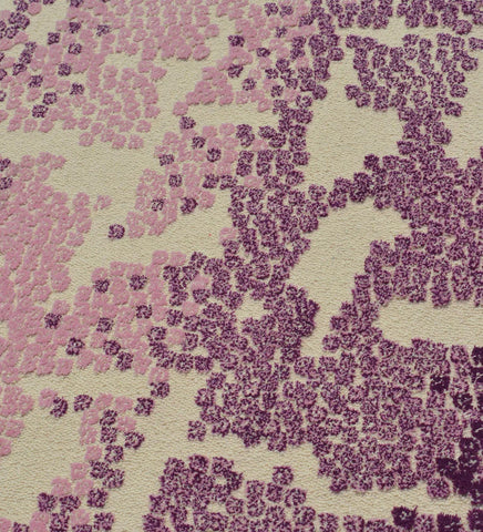 Modern gradient wool rug with abstract scatter pattern