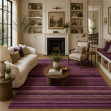 purple multitone hand tufted rugs
