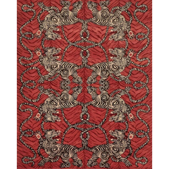 dark red rug