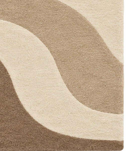 Riviera waves wool rug