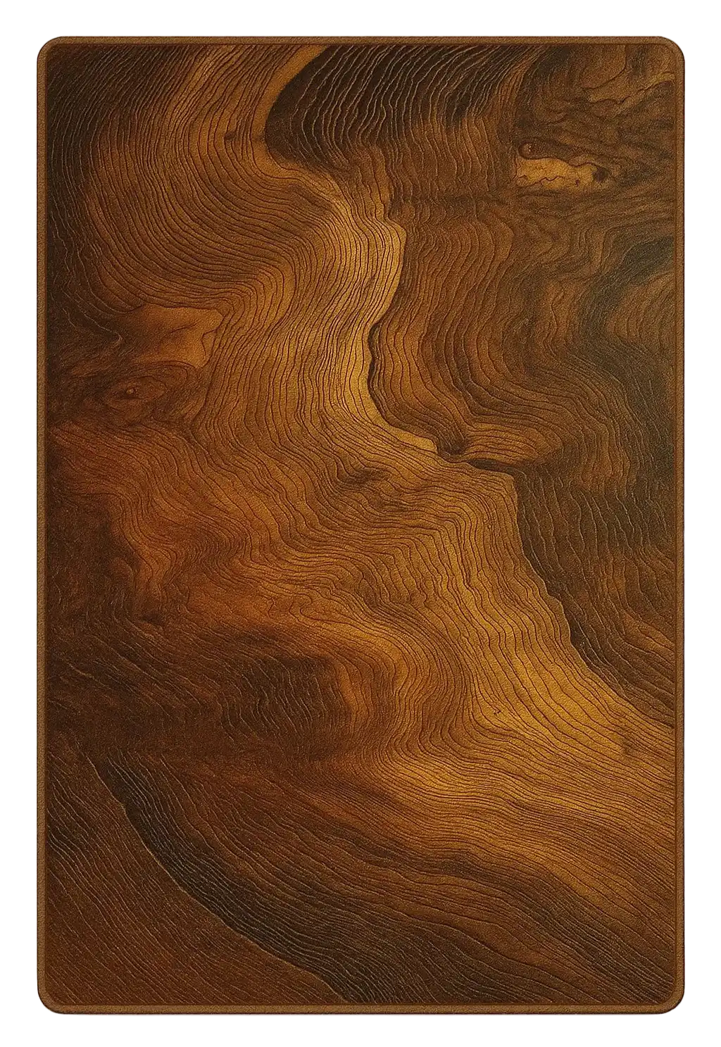 Rustic Brown Autumn Woodgrain Texture Rug - Machine Washable – Mannat Rugs