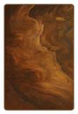 Woodgrain texture rug in warm brown tones, machine washable.