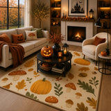 Farmhouse pumpkin rug
