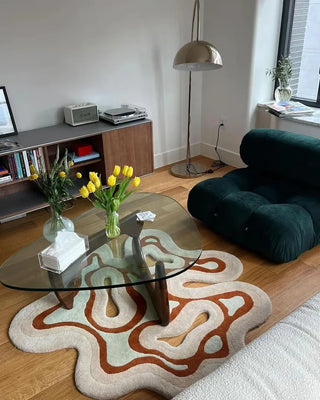 Rust rug