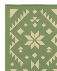 Southwestern sage rug runner