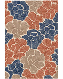 Sand Dune Botanical Wool Area Rug - Hand Tufted 