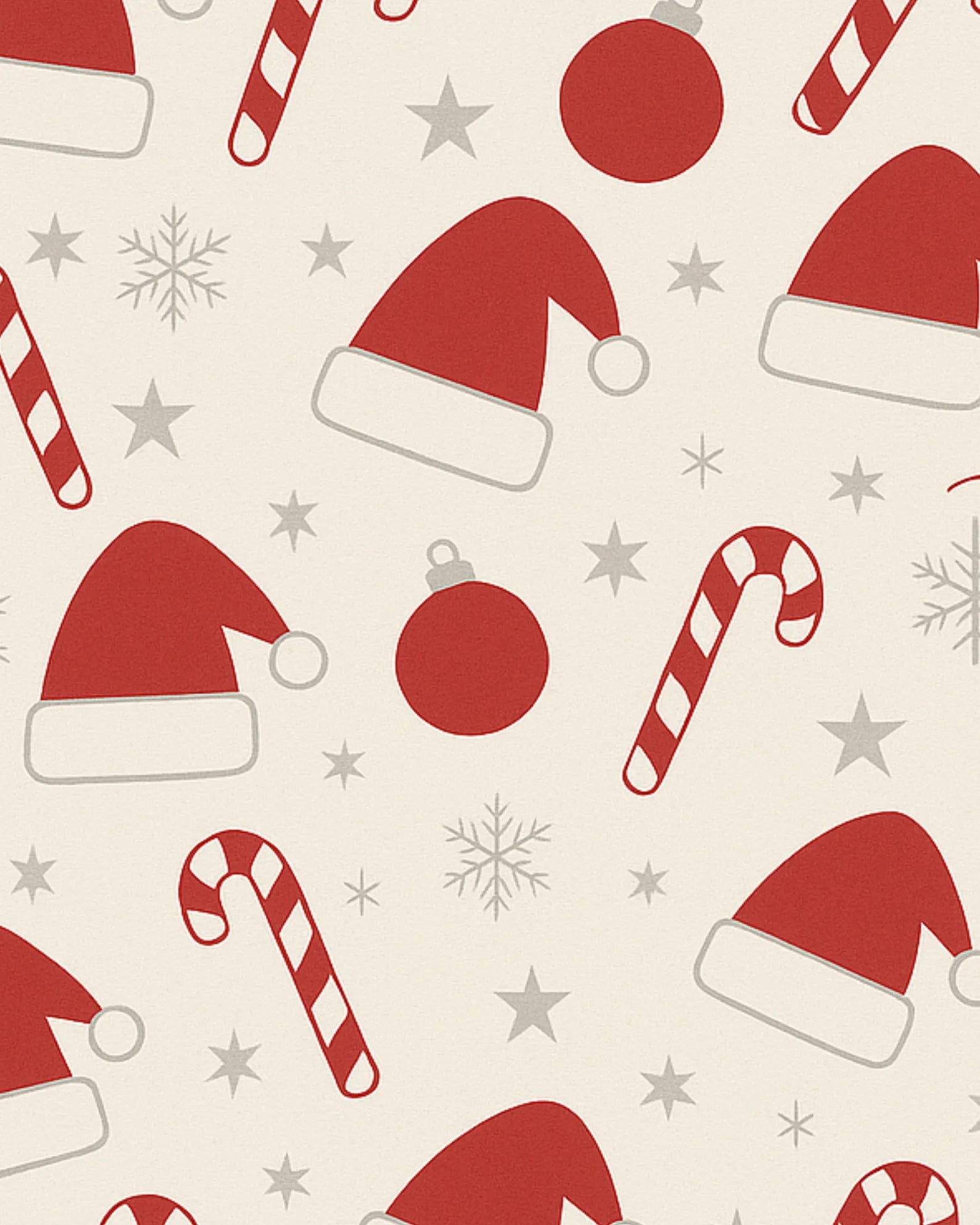 Santa Hat Christmas Rug – Machine Washable Holiday Design