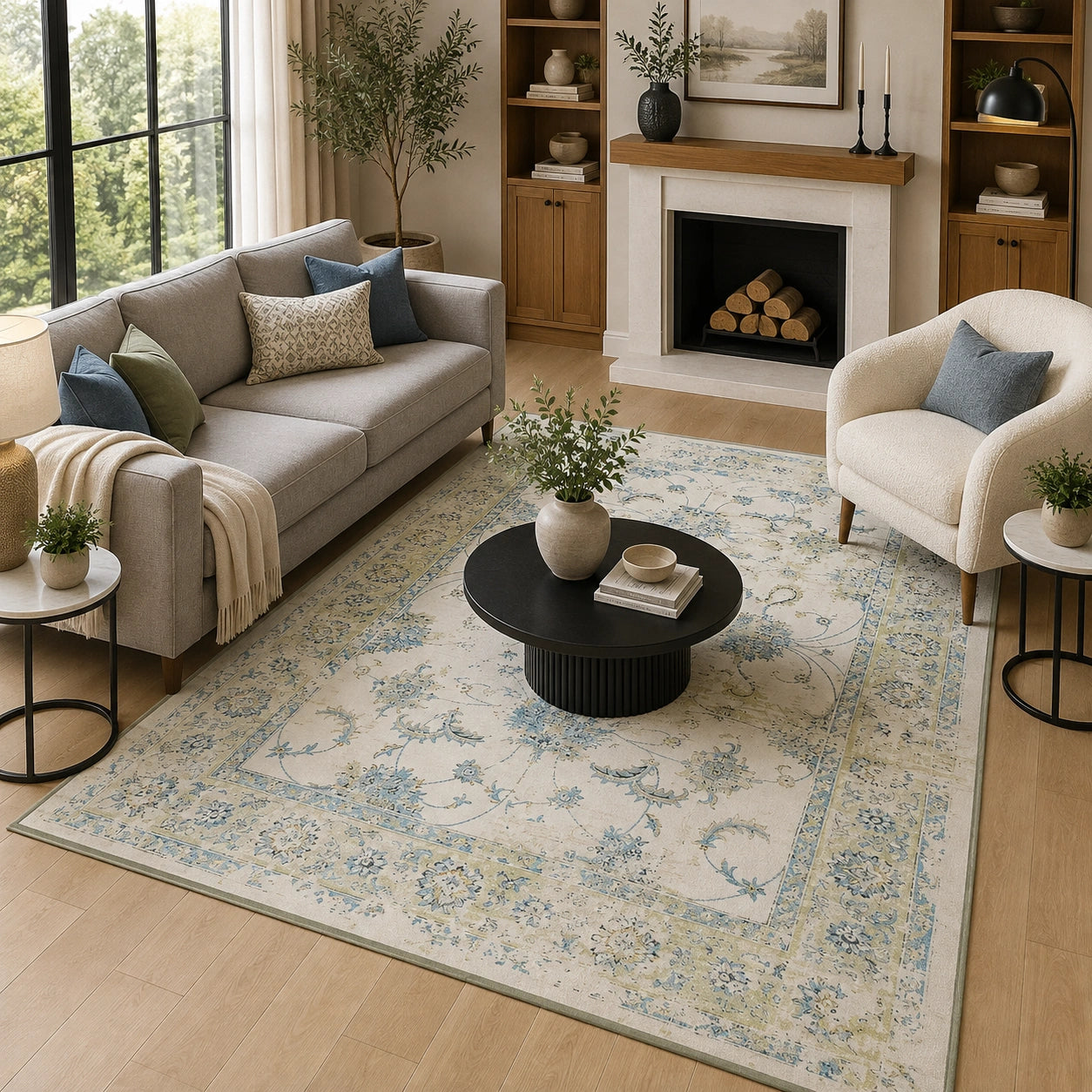Shabby chic rug