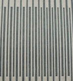 Silver and gray ombre luxury rug with vertical stripe pattern, handwoven texture