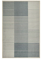 Silver and gray ombre area rug for modern interiors.