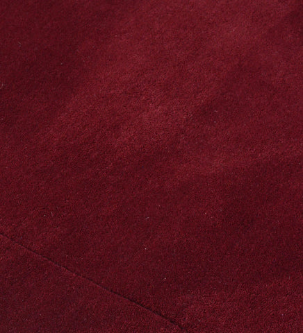 Luxury solid maroon rug for modern living room décor