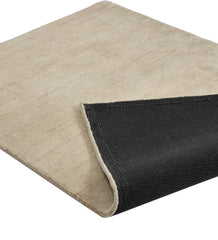 Contemporary taupe wool rug for modern interiors