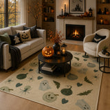 Spooky halloween rug