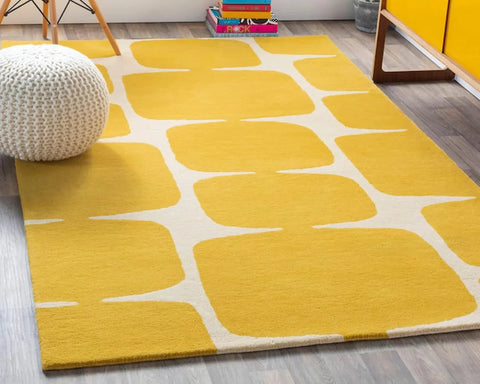yellow rug for bedroom