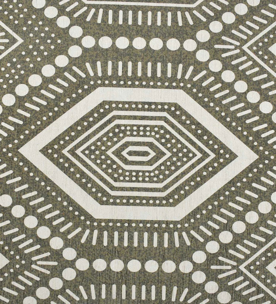 Soft boho style taupe and ivory area rug for living rooms.