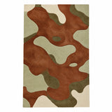 Terra Flow Abstract Rug- Hand Tufted