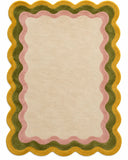 Terra Scallop Wool Area Rug 