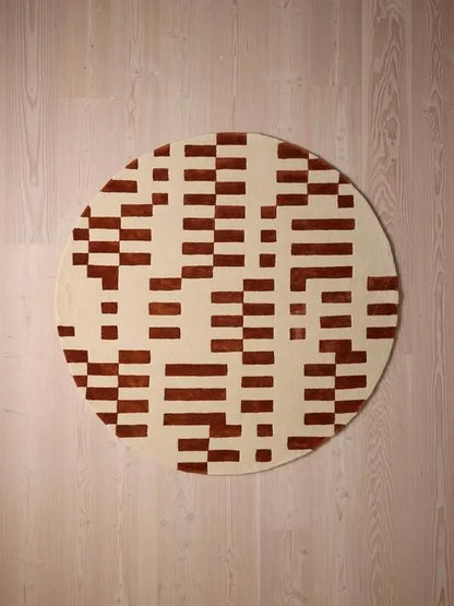 Terracotta Hand Tufted Rug
