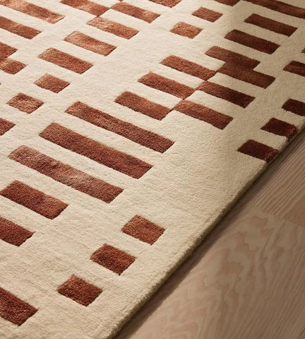 Modern Geometric Hand Tufted Rug