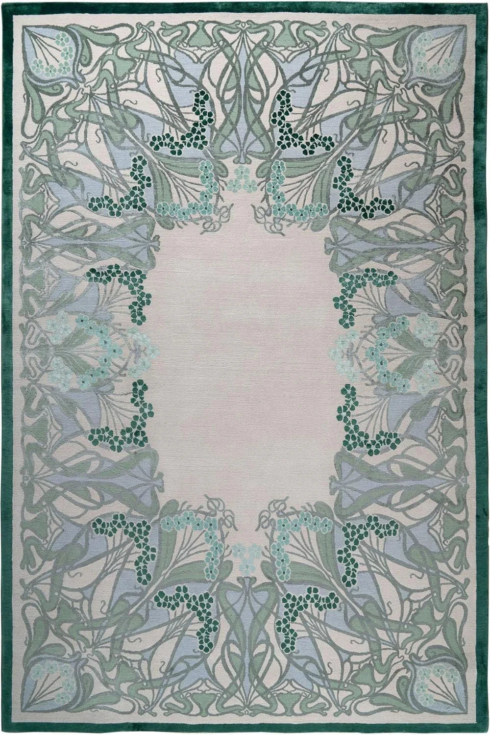 floral rug