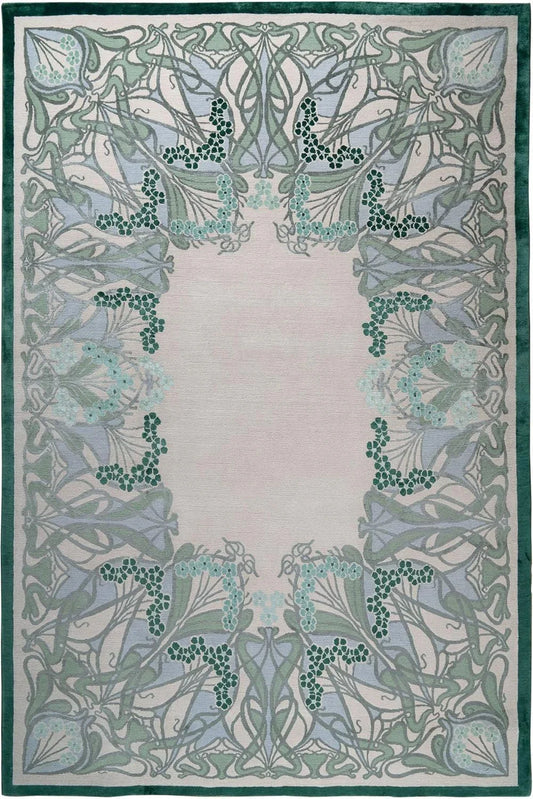 floral rug