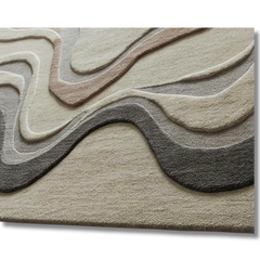 Large cream rug