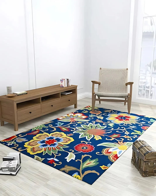 Blue rug