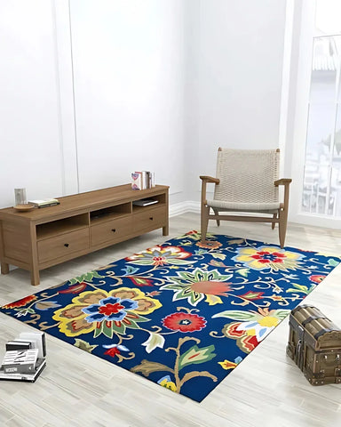 Blue rug