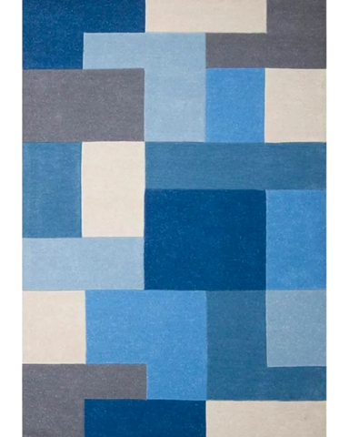 blue rug