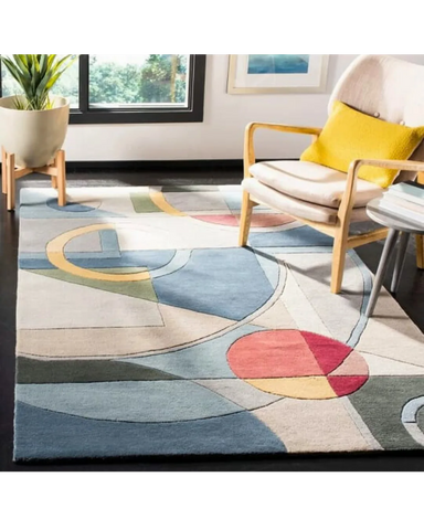 geometric rug