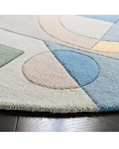 geometric pattern rug