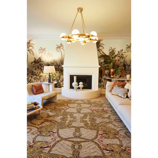 yellow rug