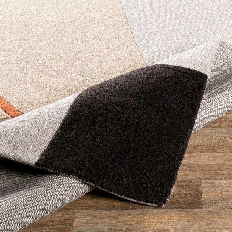 Area Rug Multicolor Geometric Multicolor Geometric Wool Area Rug – Mannat Rugs